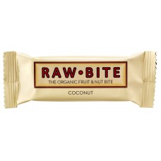 Raw Bite BIO augļu-riekstu batoniņš ar kokosriekstiem (raw), 50g 